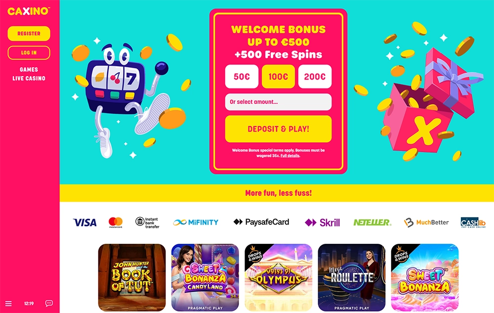 caxino casino website