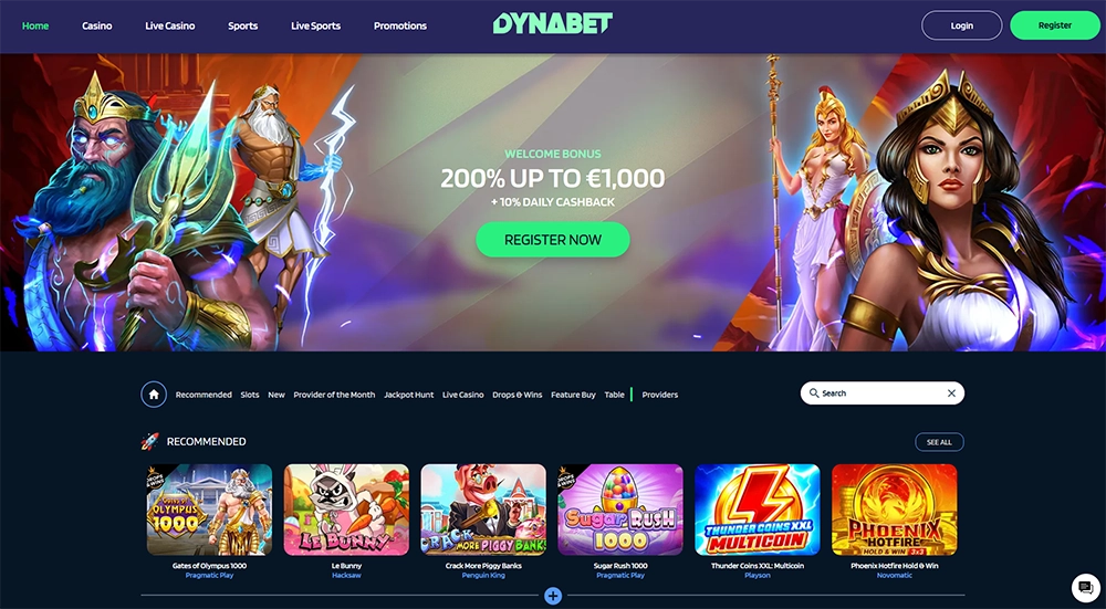dynabet casino website