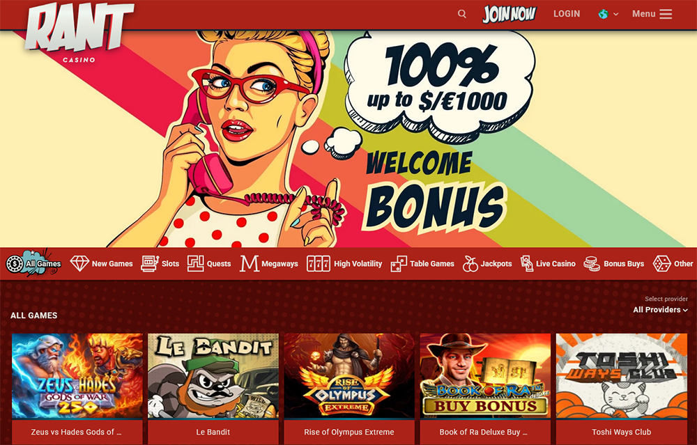 rant casino website