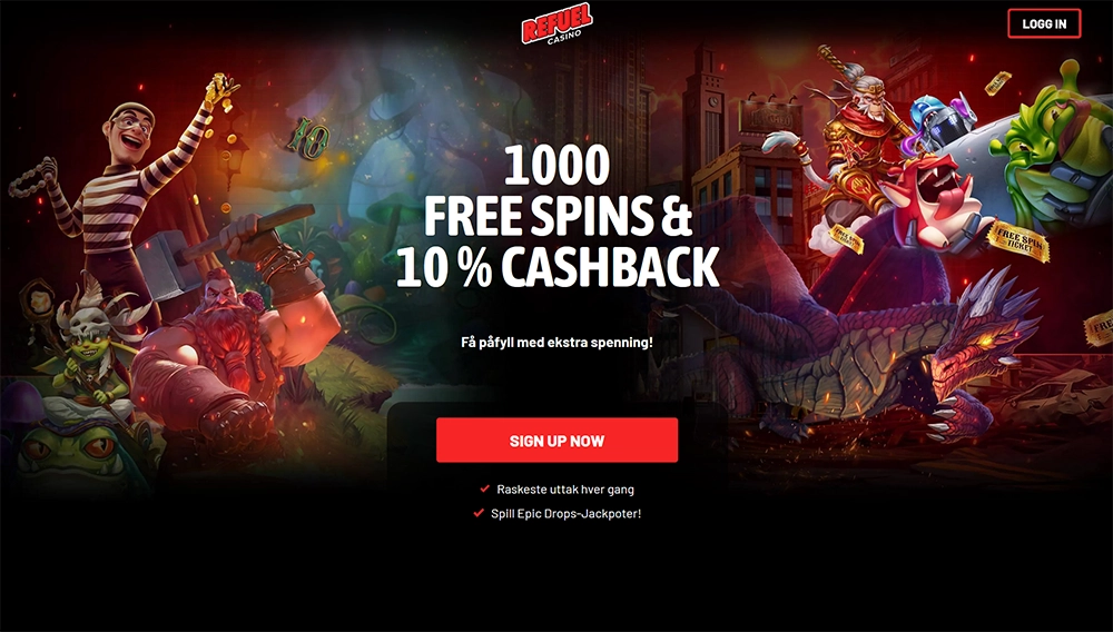 refuel casino website