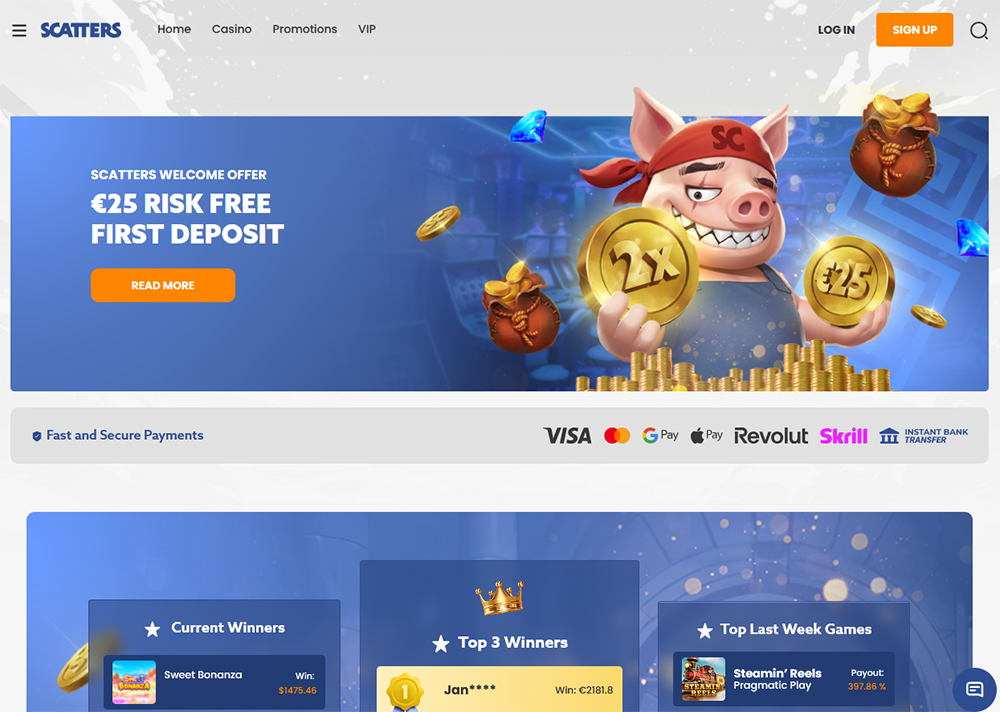 scatters casino website