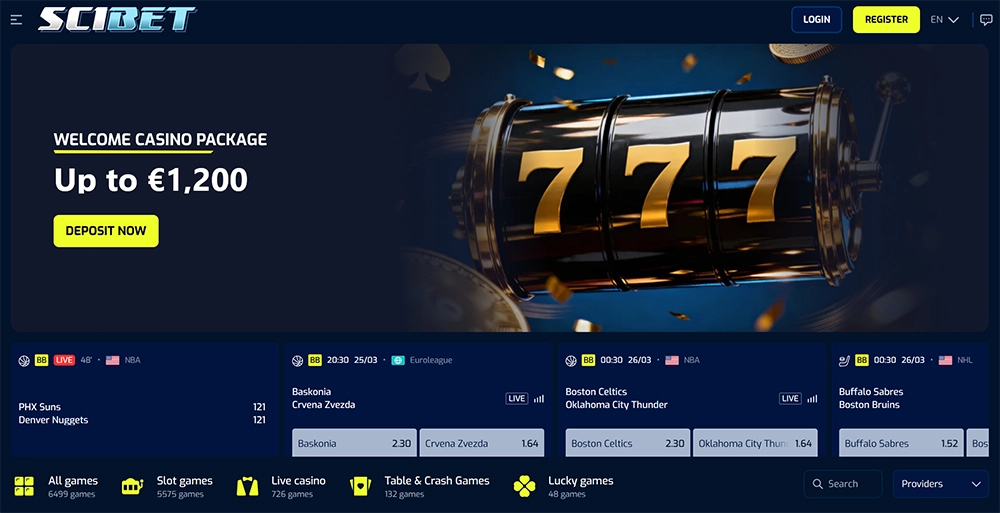 scibet casino website