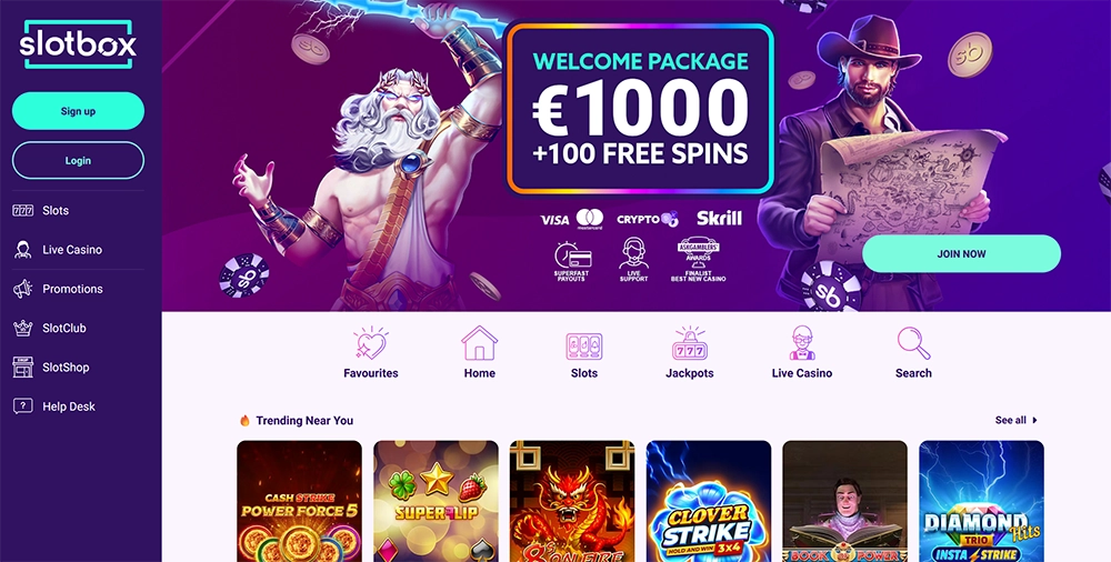 slotbox casino website