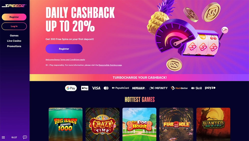 speedz casino website