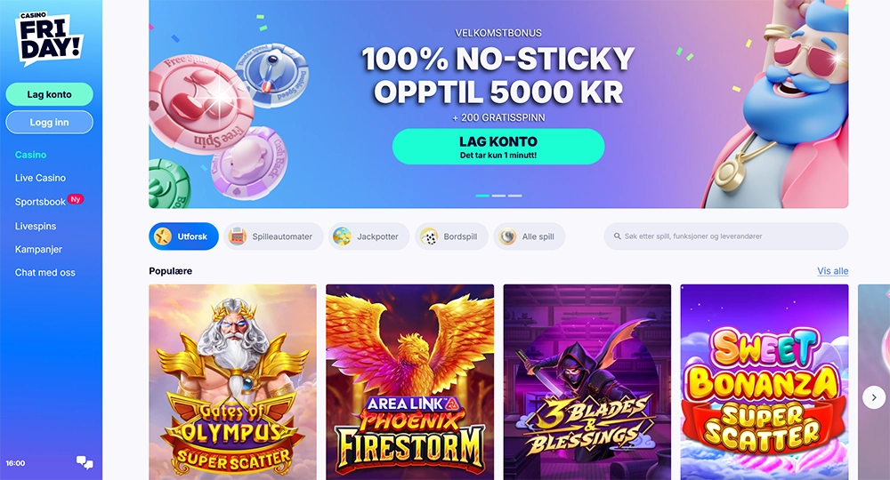 casino friday website