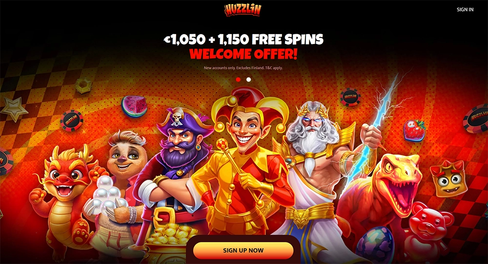 huzzlin casino website