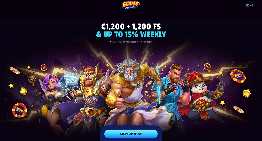 slamz casino website