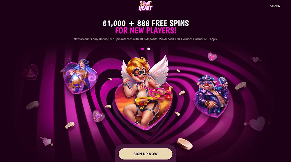 slot heart casino website