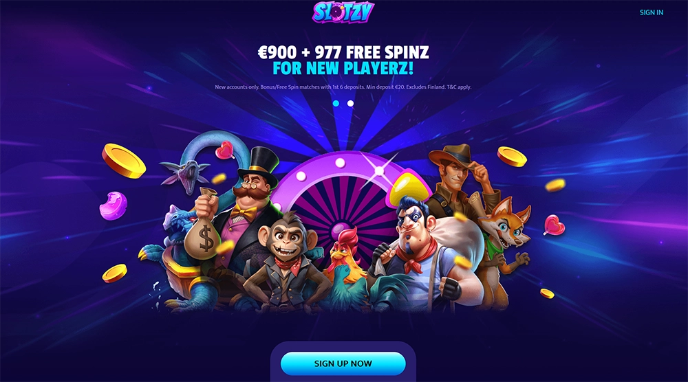 slotzy casino website