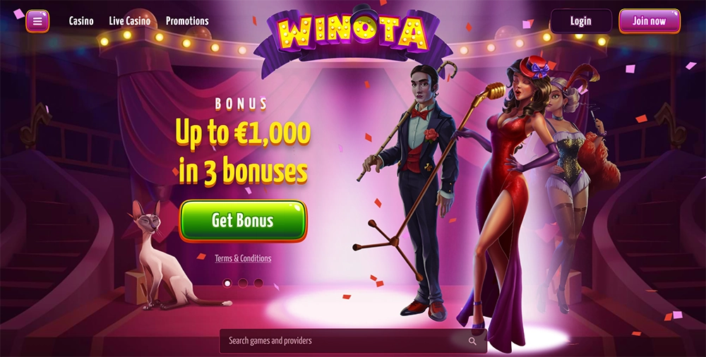 winota casino website
