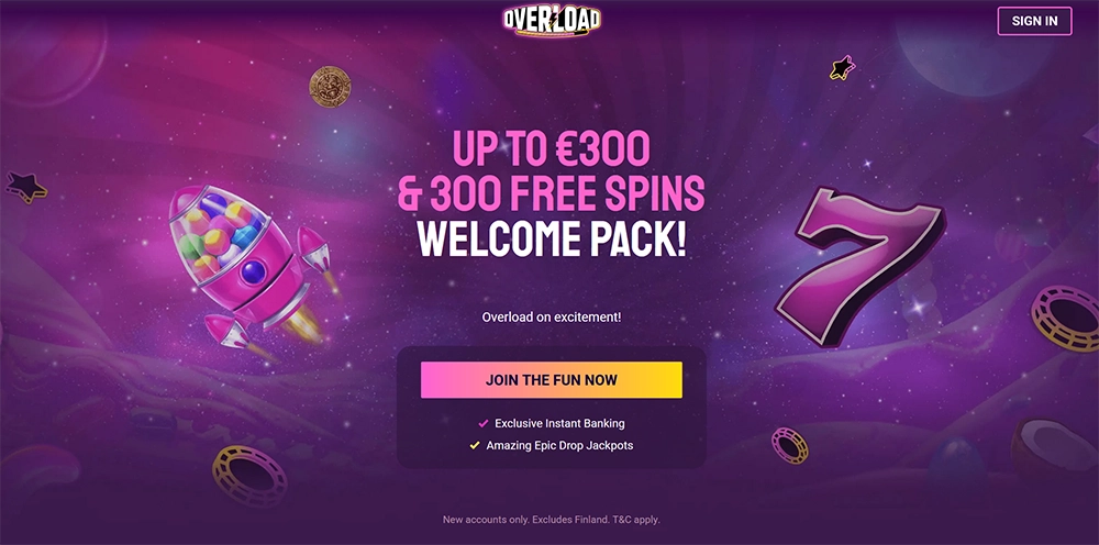 overload casino website
