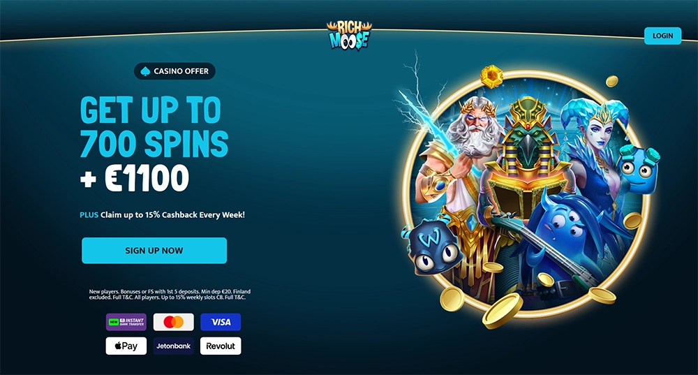 rich moose casino website