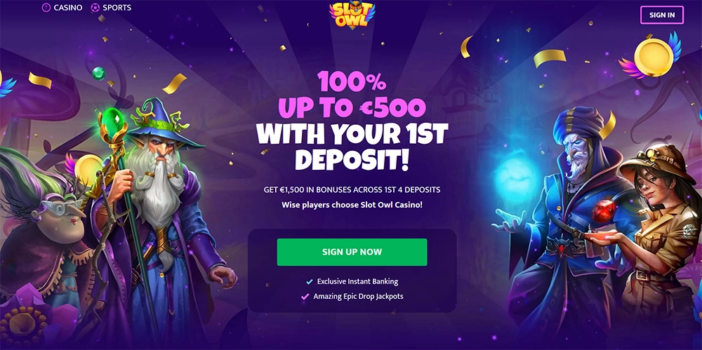 slot owl casino website