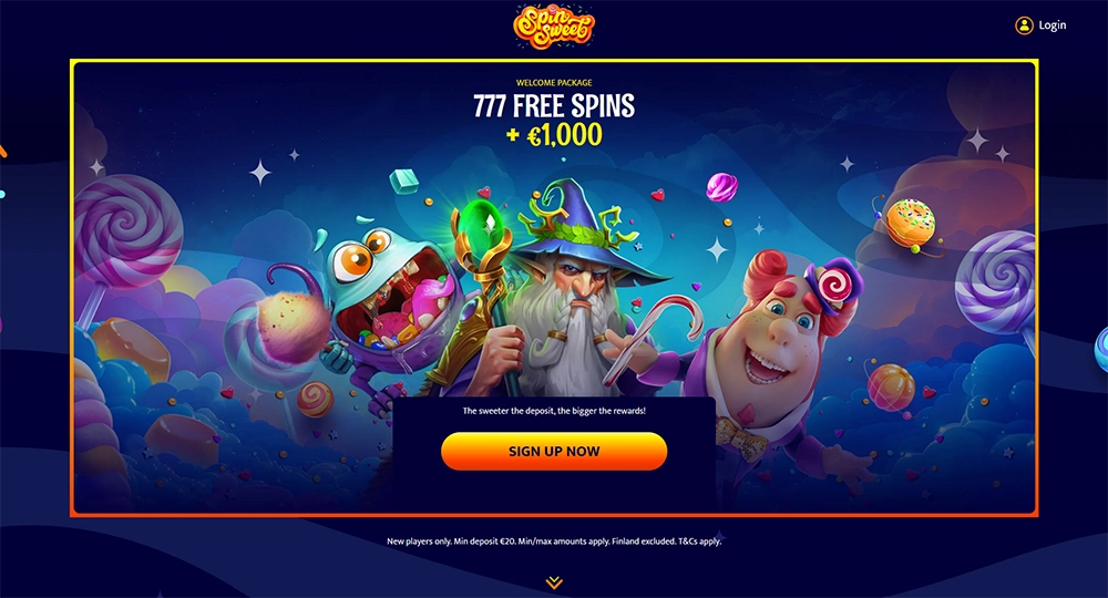 spin sweet casino website