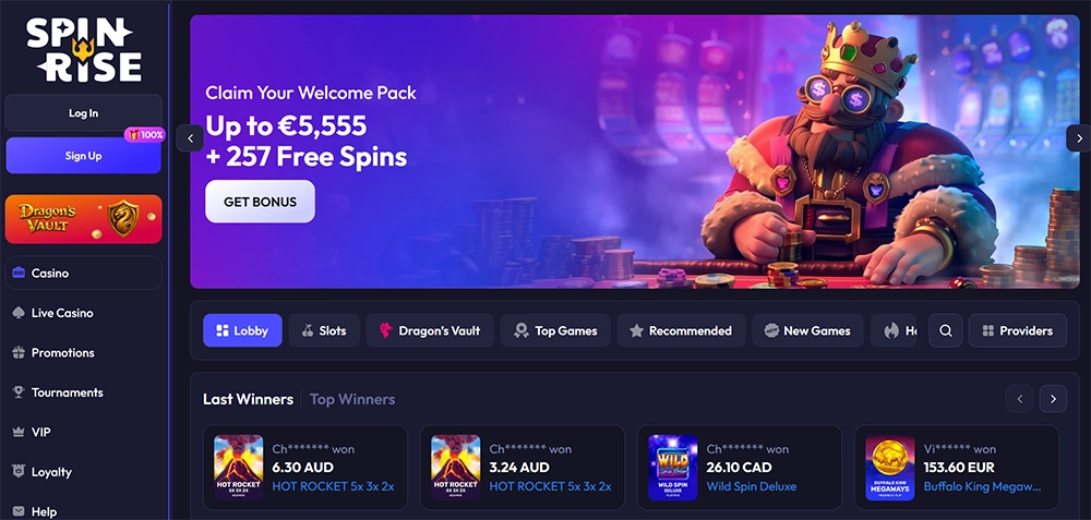 spinrise casino website