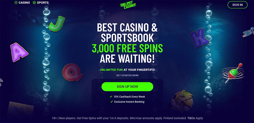 unlimit casino website