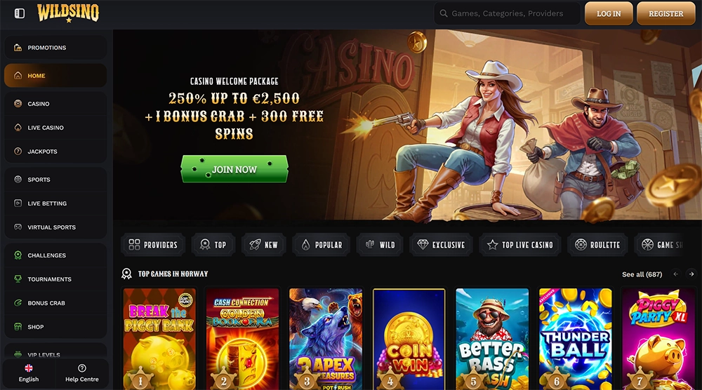 wildsino casino website