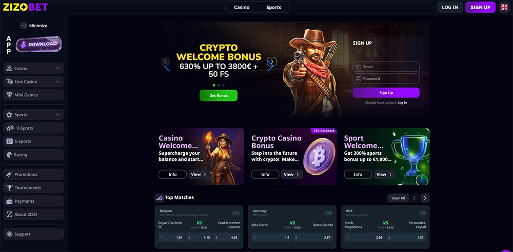 zizobet casino website