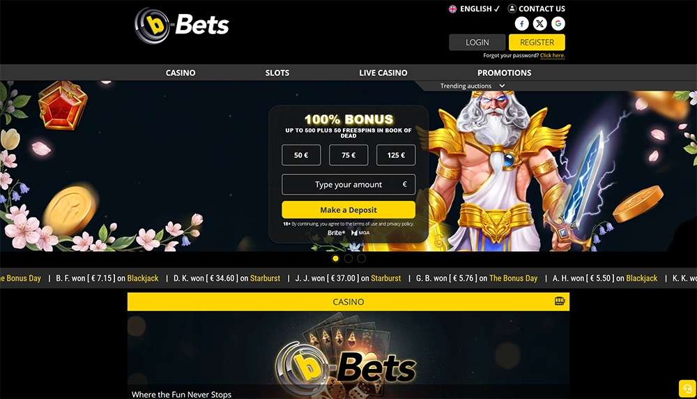 b bets casino website