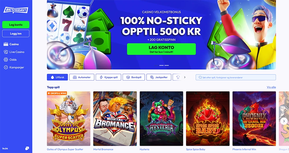 betfriday casino website