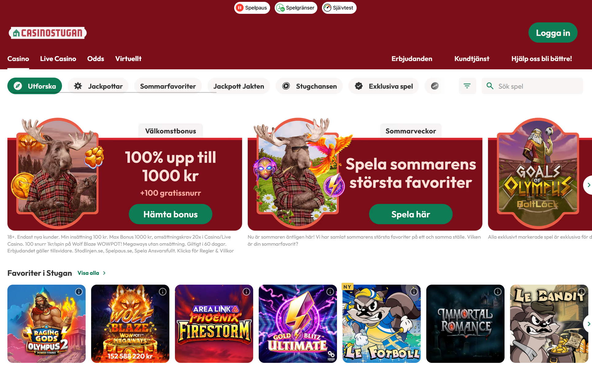 casinostugan casino website