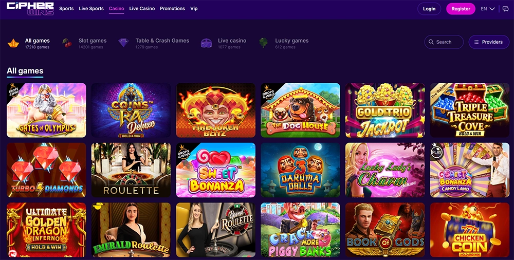 cipherwins casino website