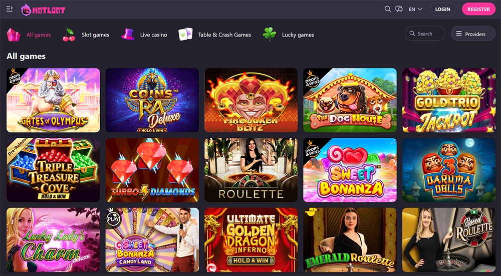 hotloot casino website