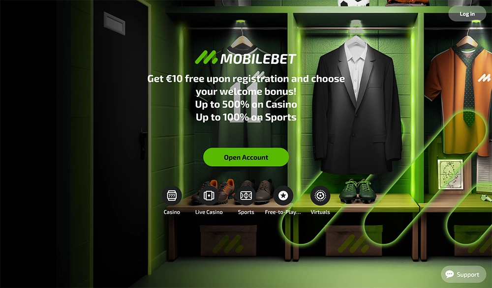 mobilebet casino website