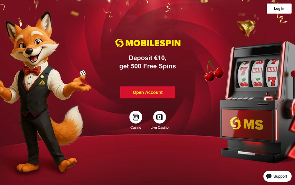mobilespin casino website