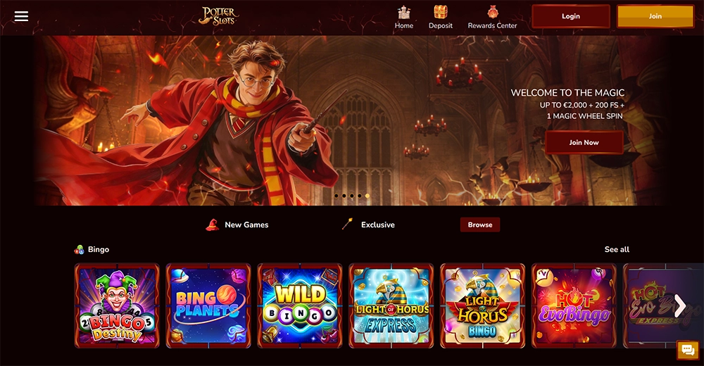 potterslots casino website